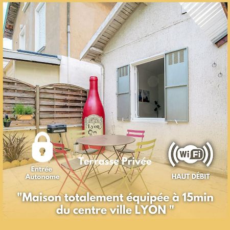 Maison Cosy Avec Terrasse A 15 Minutes De Lyon Et Wifi Rillieux-la-Pape Екстер'єр фото